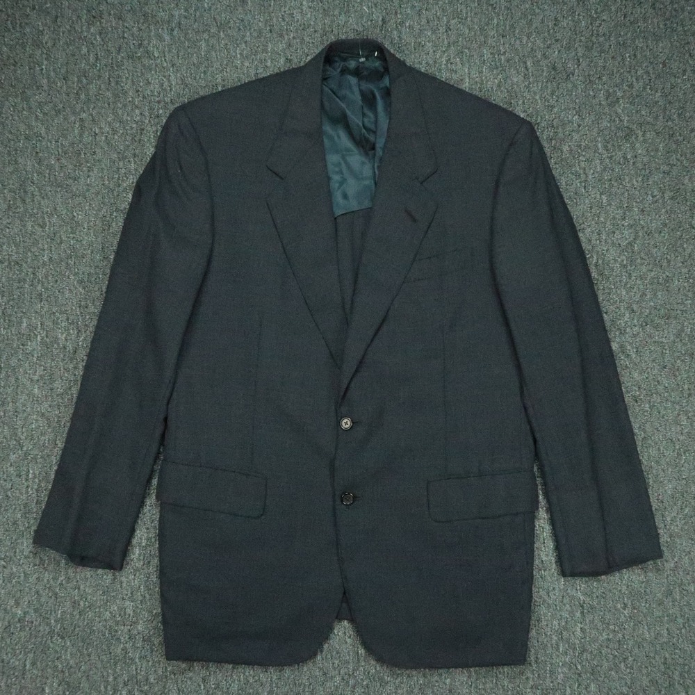 Oxxford Clothes Blazer Mens 42R Blue Renaissance Wool Super 100s Comfort
